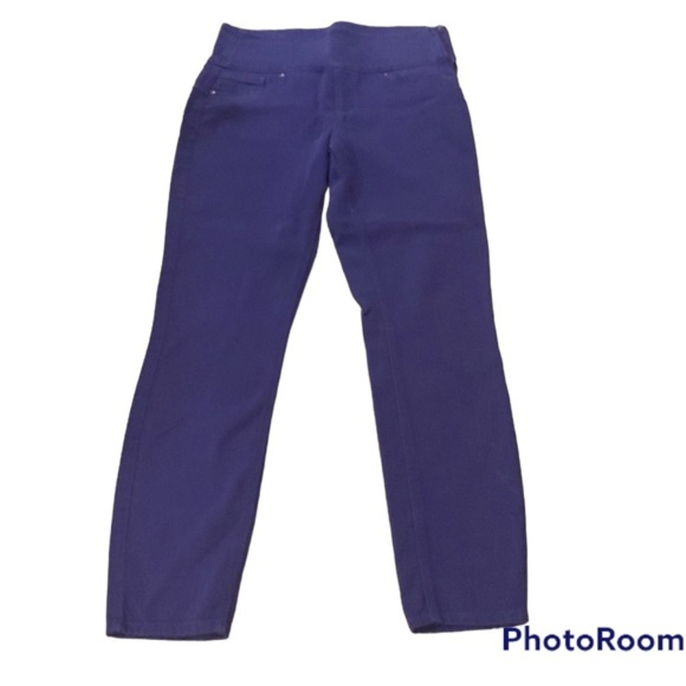 SPANX Pants Ankle By Spanx Size: L Purple ***Broken Zipper****